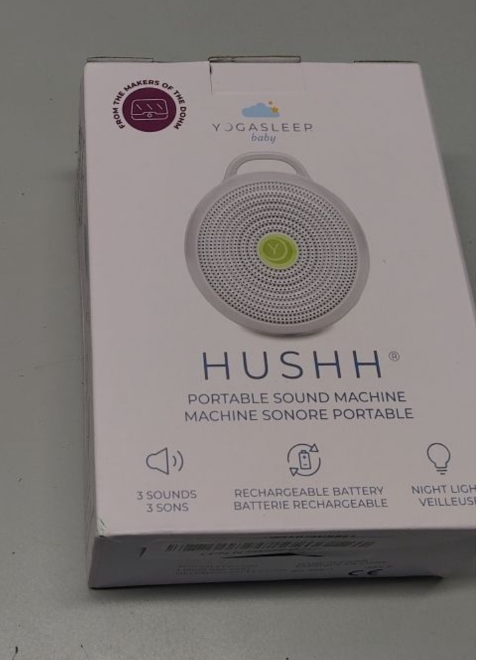 Yogasleep Hushh Portable White Noise Machine Baby Travel NIB - Picture 2 of 2